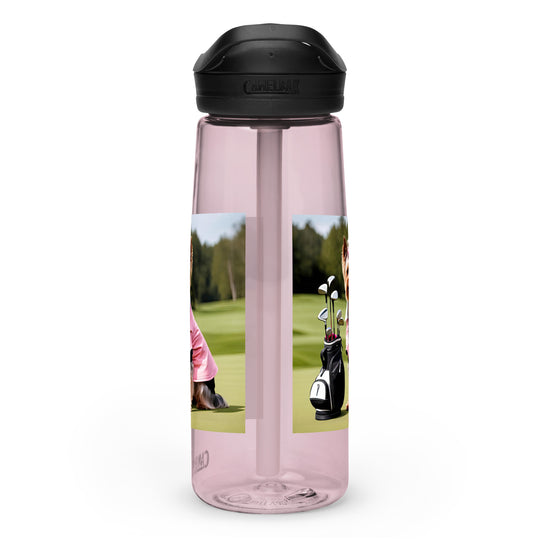 Yorkshire Terrier Golfer- Sports water bottle v2