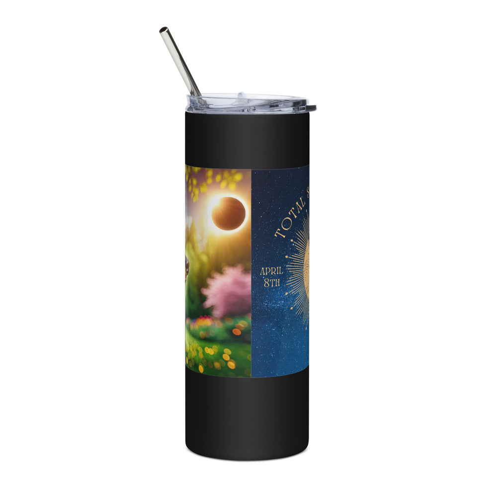 Dachshund Eclipse- Stainless steel tumbler