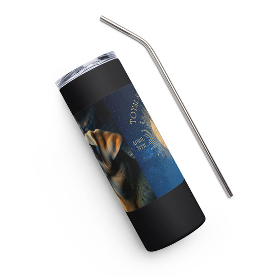 Labrador Retriever Eclipse- Stainless steel tumbler v2