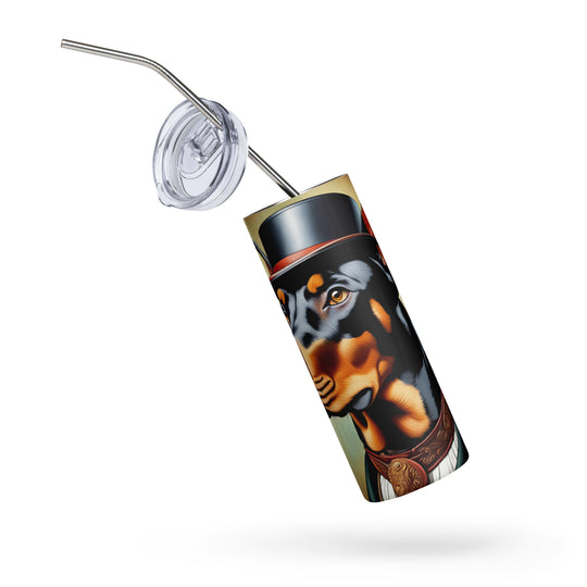 Doberman Pinscher- Stainless steel tumbler v3