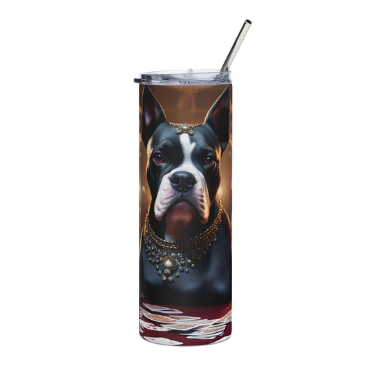 Catahoula Bulldog General- Stainless steel tumbler v13