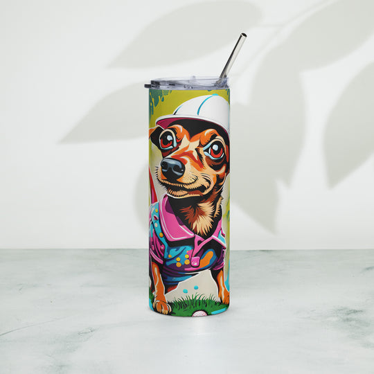 Chiweenie General- Stainless steel tumbler v12