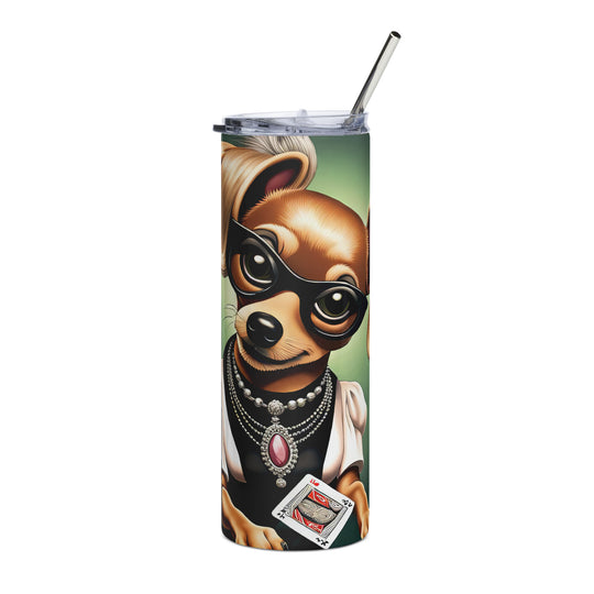 Chiweenie General- Stainless steel tumbler