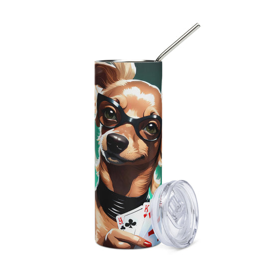 Chiweenie General- Stainless steel tumbler v15