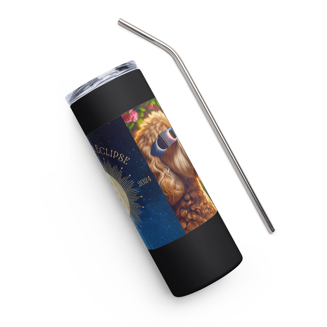 Goldendoodle Eclipse- Stainless steel tumbler v2