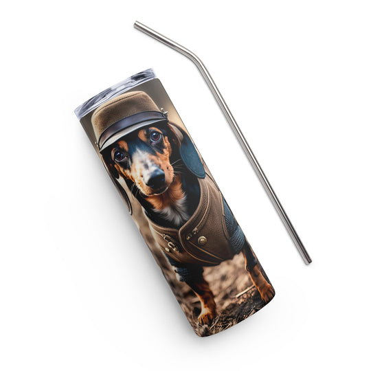 Dachshund- Stainless steel tumbler v5