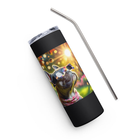 French Bulldog Eclipse- Stainless steel tumbler v2