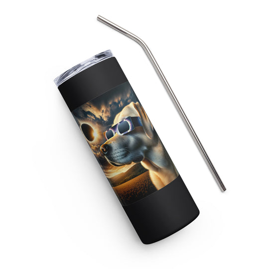 Labrador Retriever Eclipse- Stainless steel tumbler v2