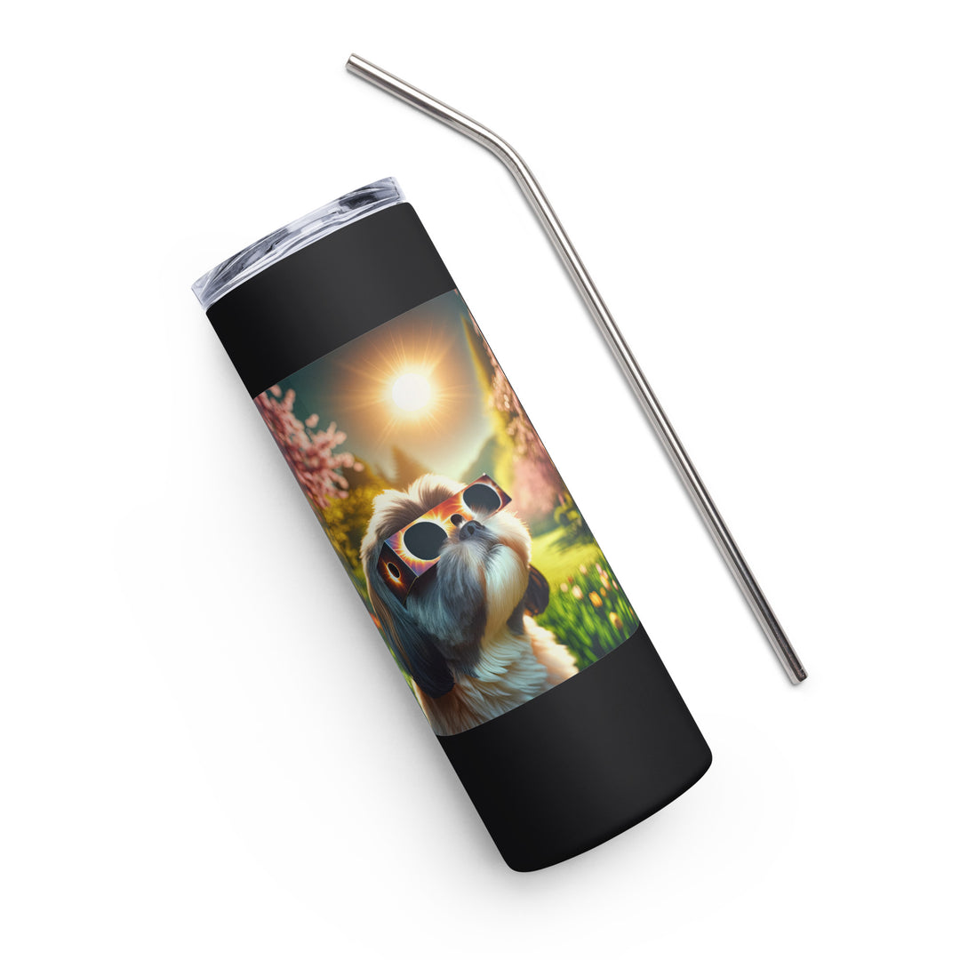 Shih Tzu Eclipse- Stainless steel tumbler