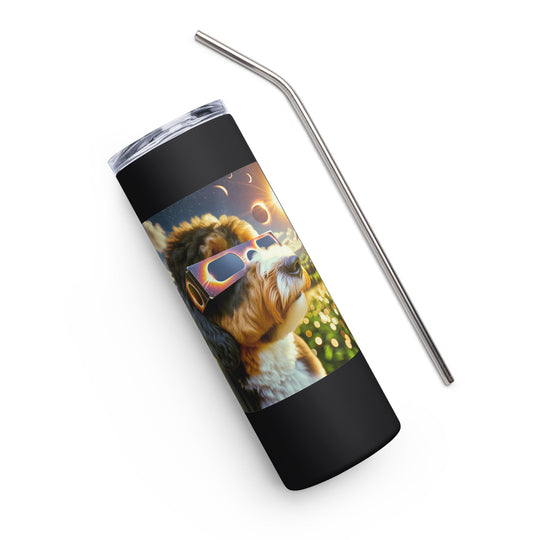 Bernedoodle Eclipse- Stainless steel tumbler v2