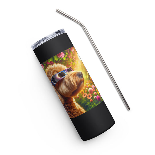 Goldendoodle Eclipse- Stainless steel tumbler v2