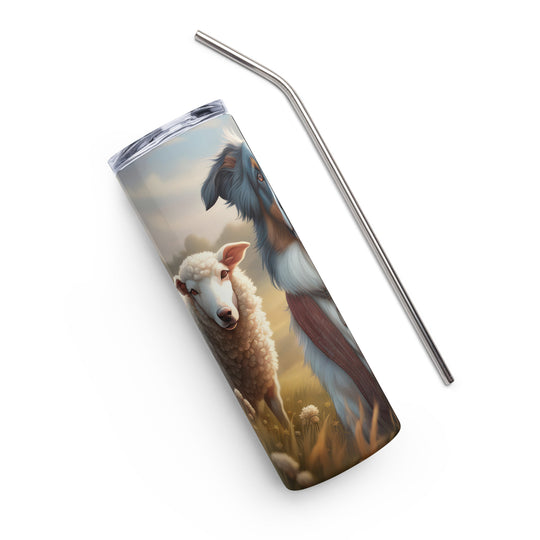 Australian Shepherd- Stainless steel tumbler v4