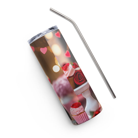 Yorkshire Terrier Romantic- Stainless steel tumbler