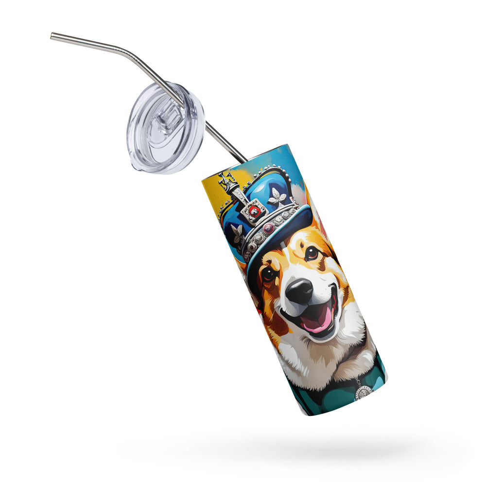 Pembroke Welsh Corgi- Stainless steel tumbler v2