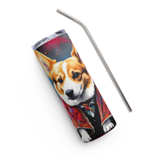 Pembroke Welsh Corgi- Stainless steel tumbler v3
