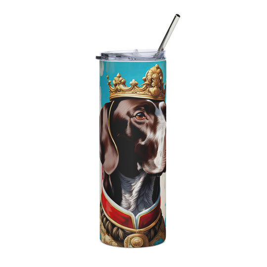 German Shorthaired Pointer- Stainless steel tumbler