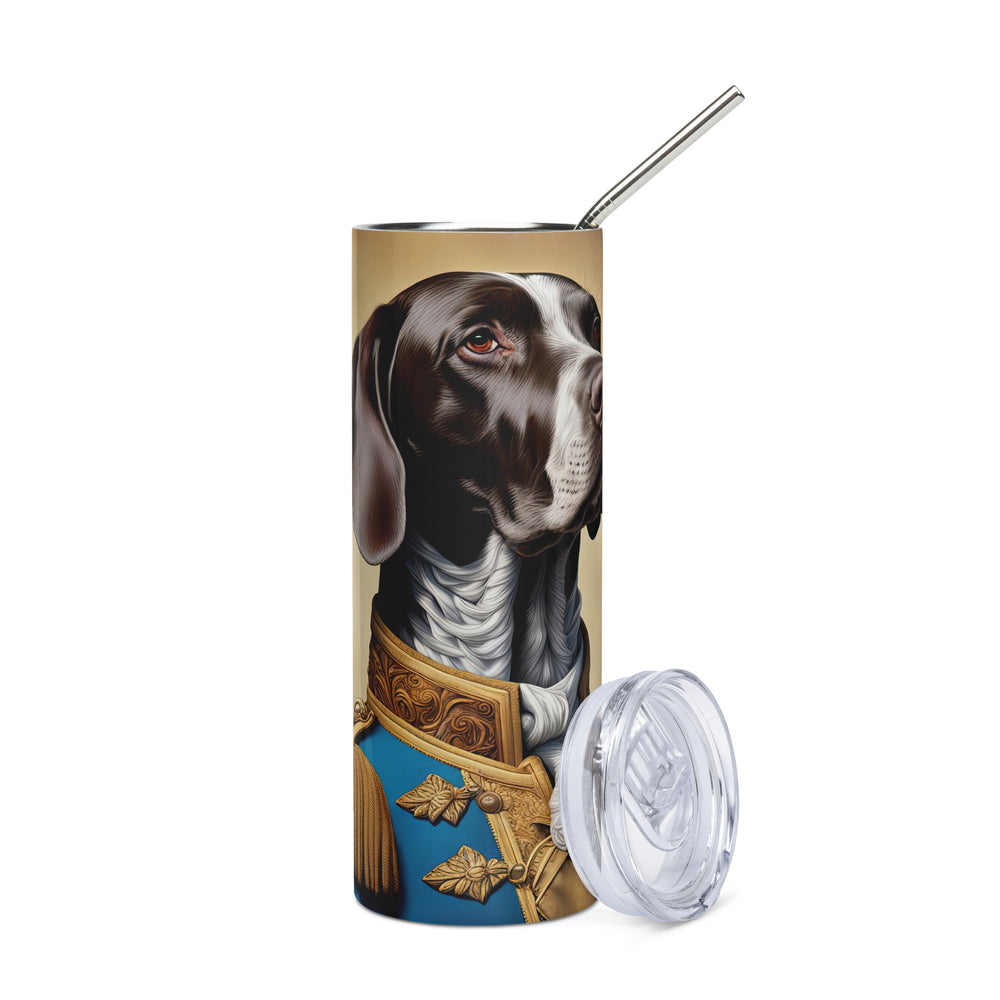 German Shorthaired Pointer- Stainless steel tumbler v2