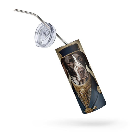 German Shorthaired Pointer- Stainless steel tumbler v3