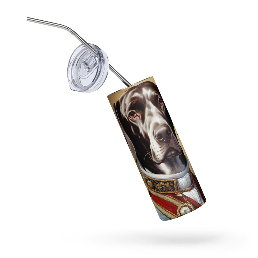 German Shorthaired Pointer- Stainless steel tumbler v4