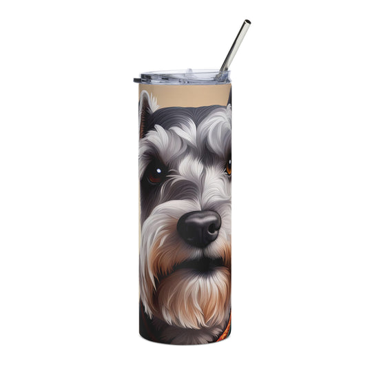 Miniature Schnauzer- Stainless steel tumbler