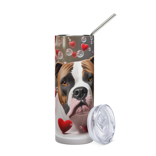 American Bulldog Romantic- Stainless steel tumbler