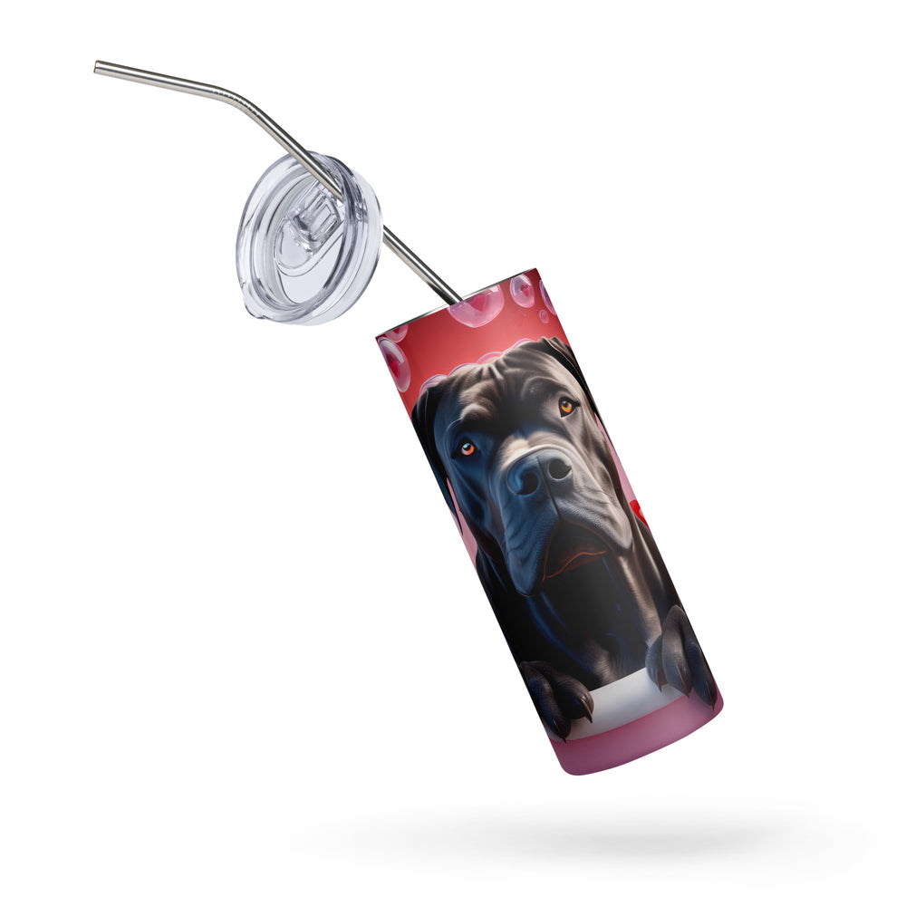 Cane Corso Romantic- Stainless steel tumbler