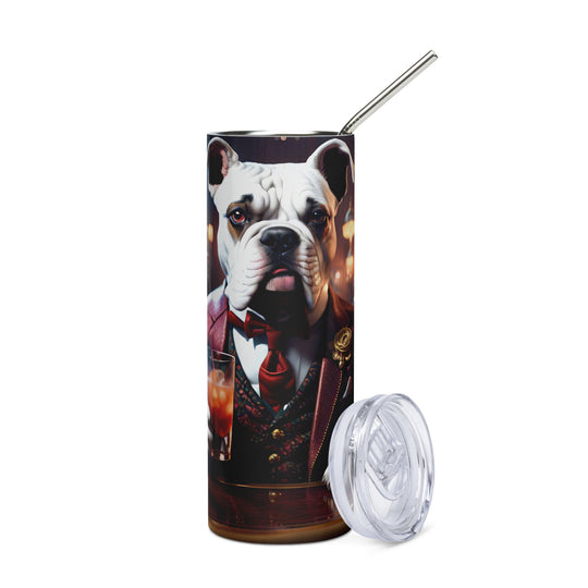 Catahoula Bulldog General- Stainless steel tumbler