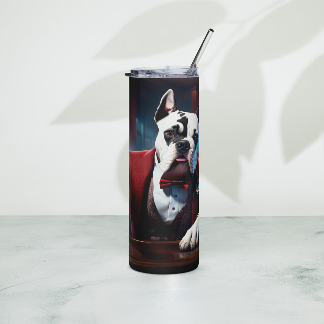 Catahoula Bulldog General- Stainless steel tumbler v7