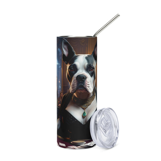 Catahoula Bulldog General- Stainless steel tumbler v9