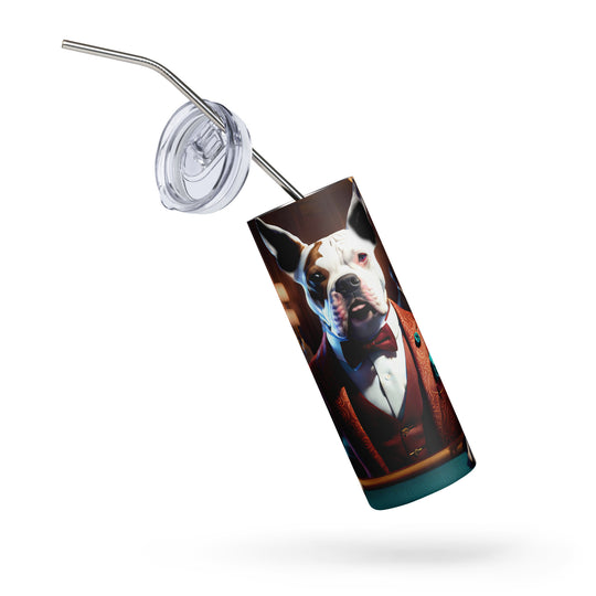 Catahoula Bulldog General- Stainless steel tumbler v12