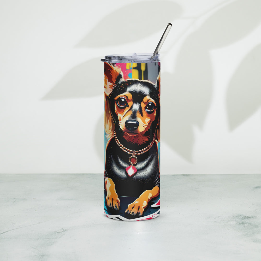 Chiweenie General- Stainless steel tumbler v9