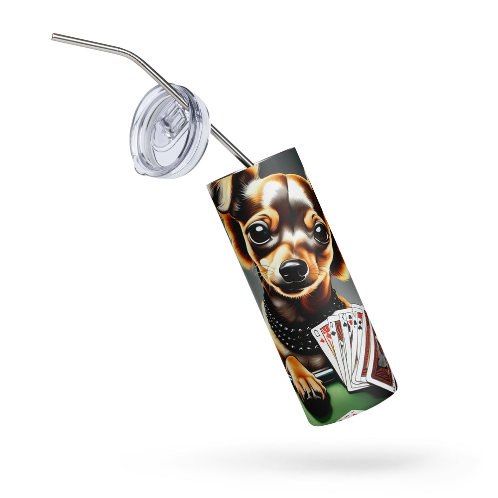 Chiweenie General- Stainless steel tumbler v11