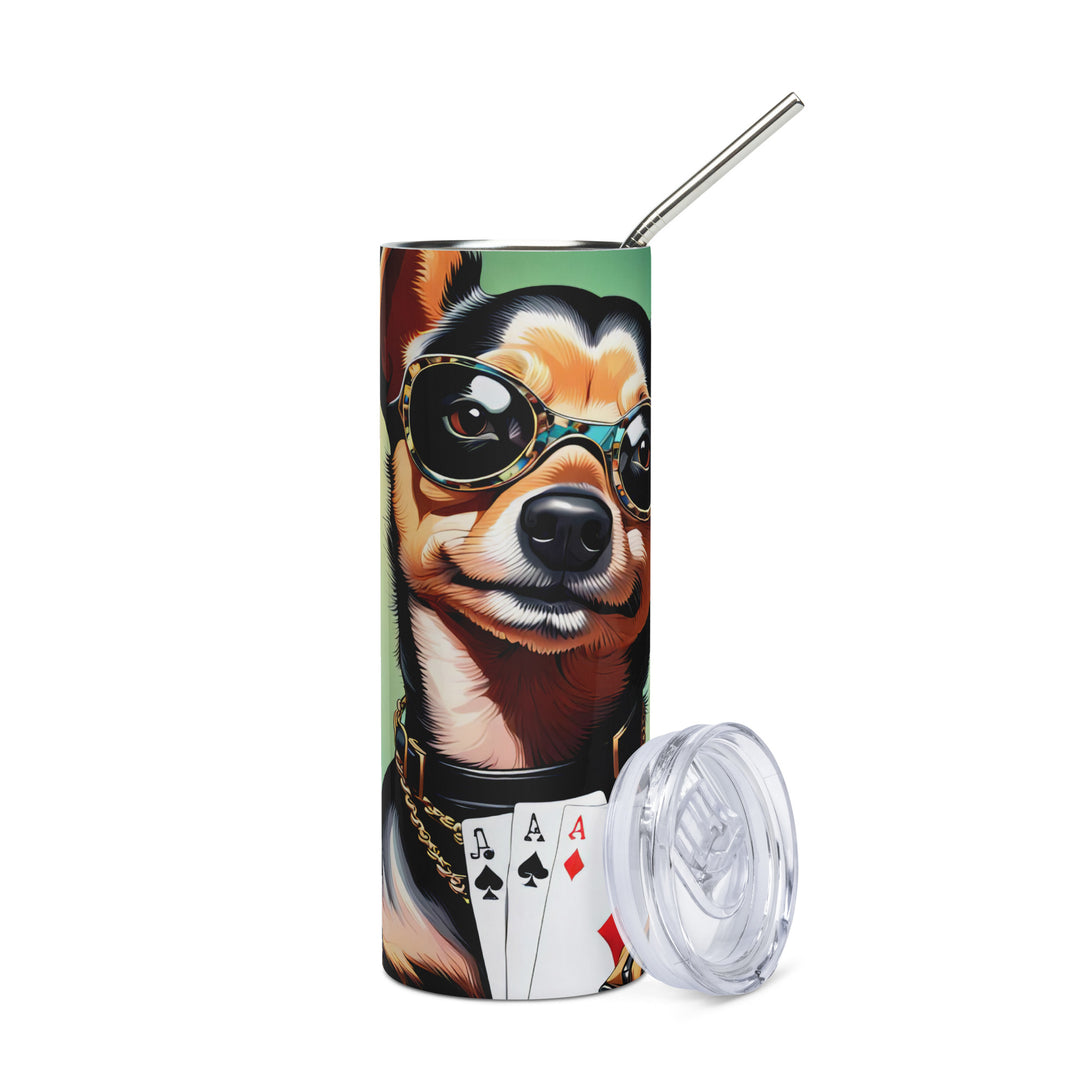 Chiweenie General- Stainless steel tumbler v13