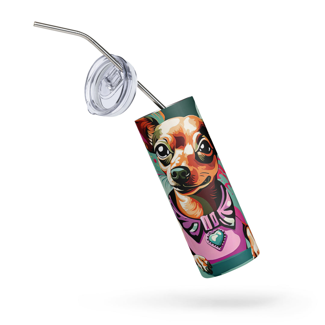 Chiweenie General- Stainless steel tumbler v14