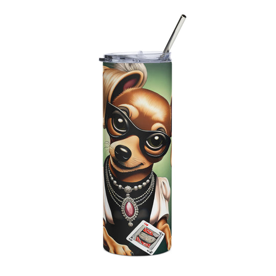 Chiweenie General- Stainless steel tumbler