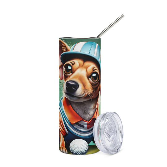 Chiweenie General- Stainless steel tumbler v18