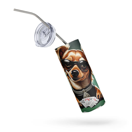 Chiweenie General- Stainless steel tumbler v19