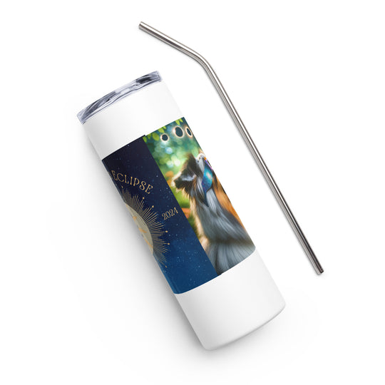 Australian Shepherd Eclipse- Stainless steel tumbler v2