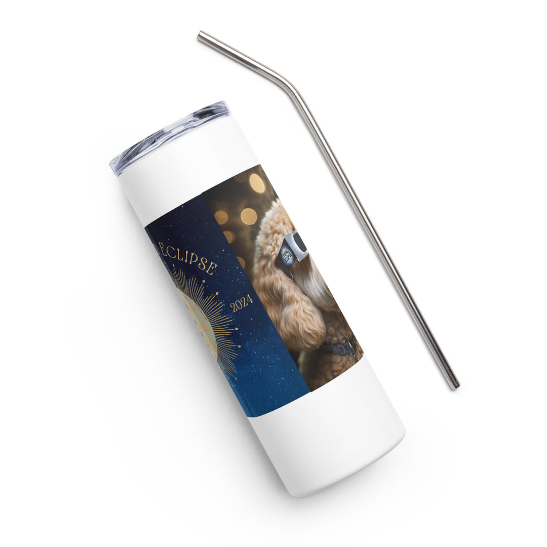 Goldendoodle Eclipse- Stainless steel tumbler