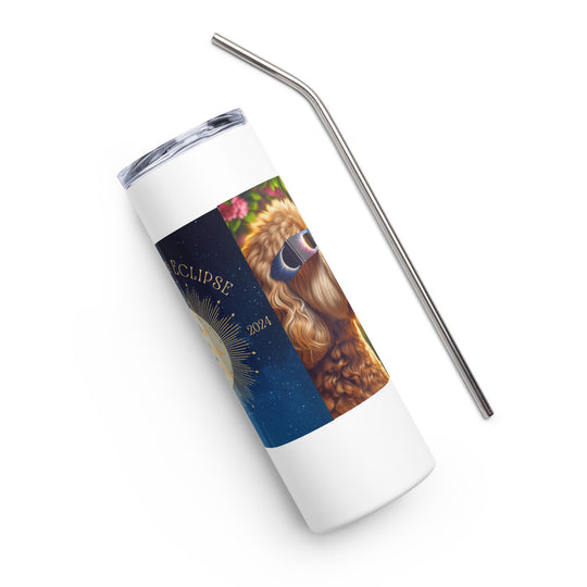 Goldendoodle Eclipse- Stainless steel tumbler v2