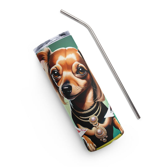 Chiweenie General- Stainless steel tumbler v10