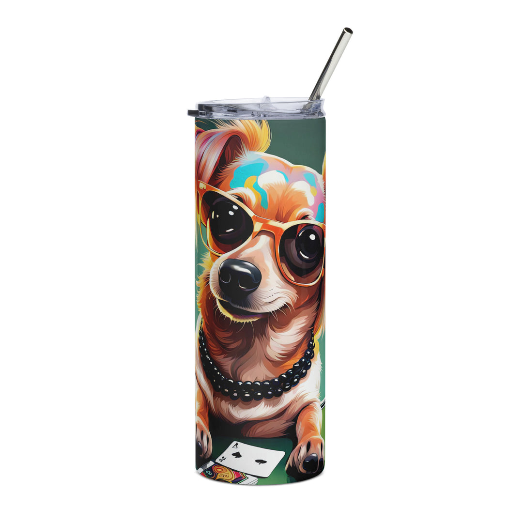 Chiweenie General- Stainless steel tumbler v7