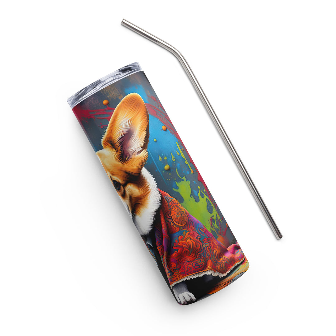 Pembroke Welsh Corgi- Stainless steel tumbler v3