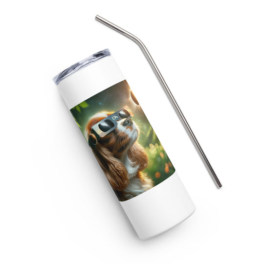 Cavalier King Charles Spaniel Eclipse- Stainless steel tumbler v2