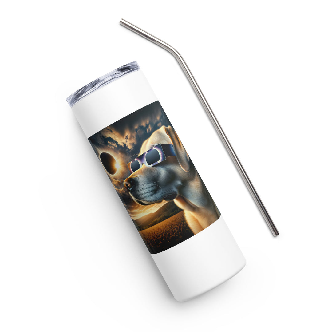 Labrador Retriever Eclipse- Stainless steel tumbler v2