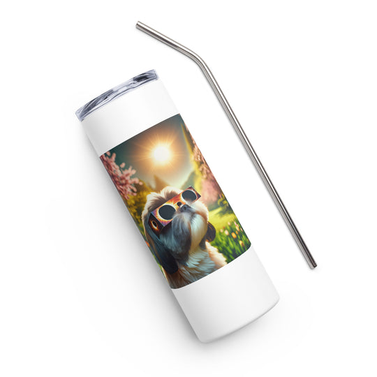 Shih Tzu Eclipse- Stainless steel tumbler