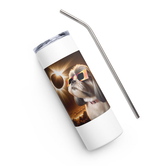 Shih Tzu Eclipse- Stainless steel tumbler v2