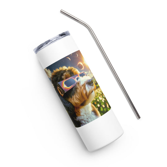 Bernedoodle Eclipse- Stainless steel tumbler v2