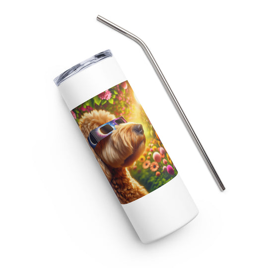 Goldendoodle Eclipse- Stainless steel tumbler v2