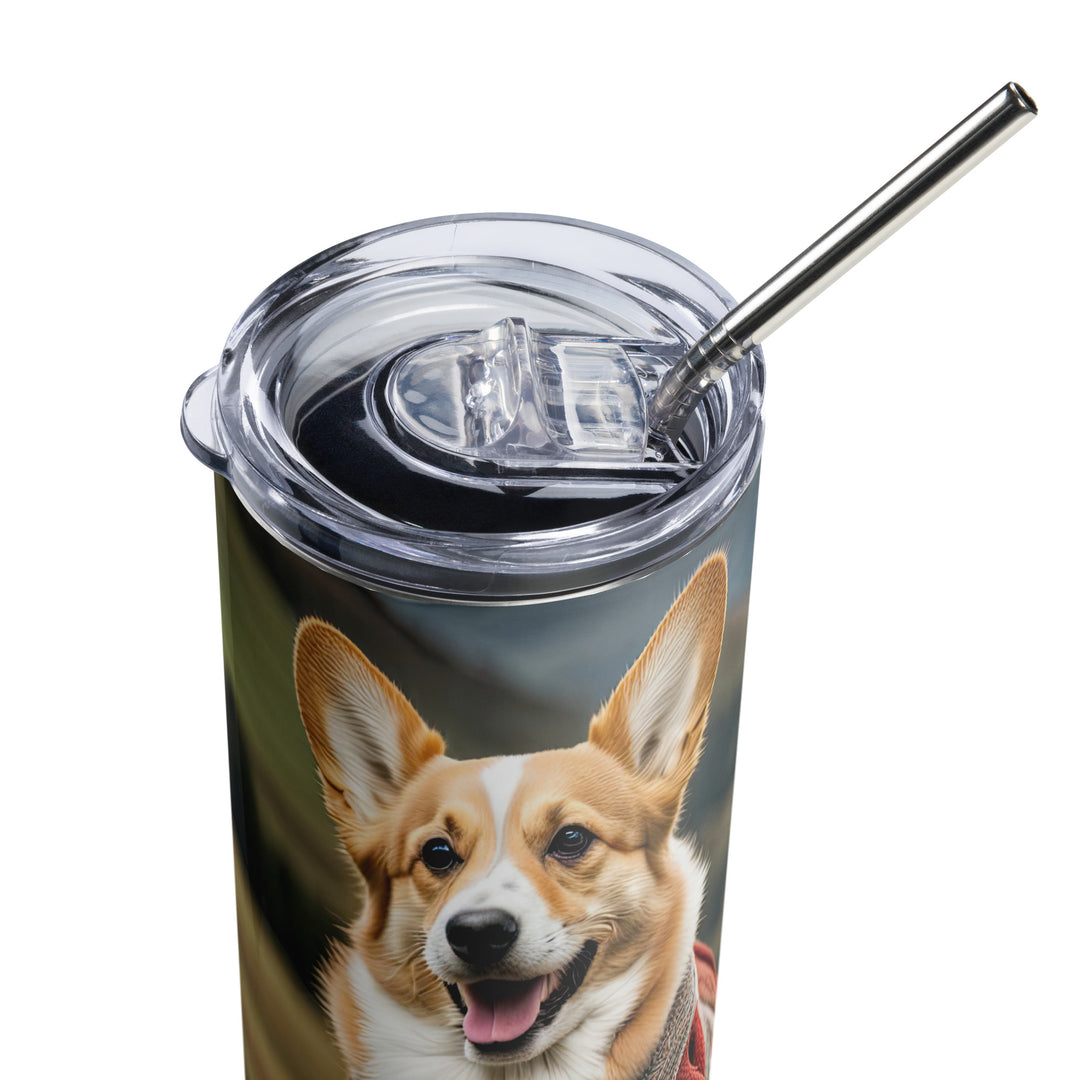 Pembroke Welsh Corgi- Stainless steel tumbler v4